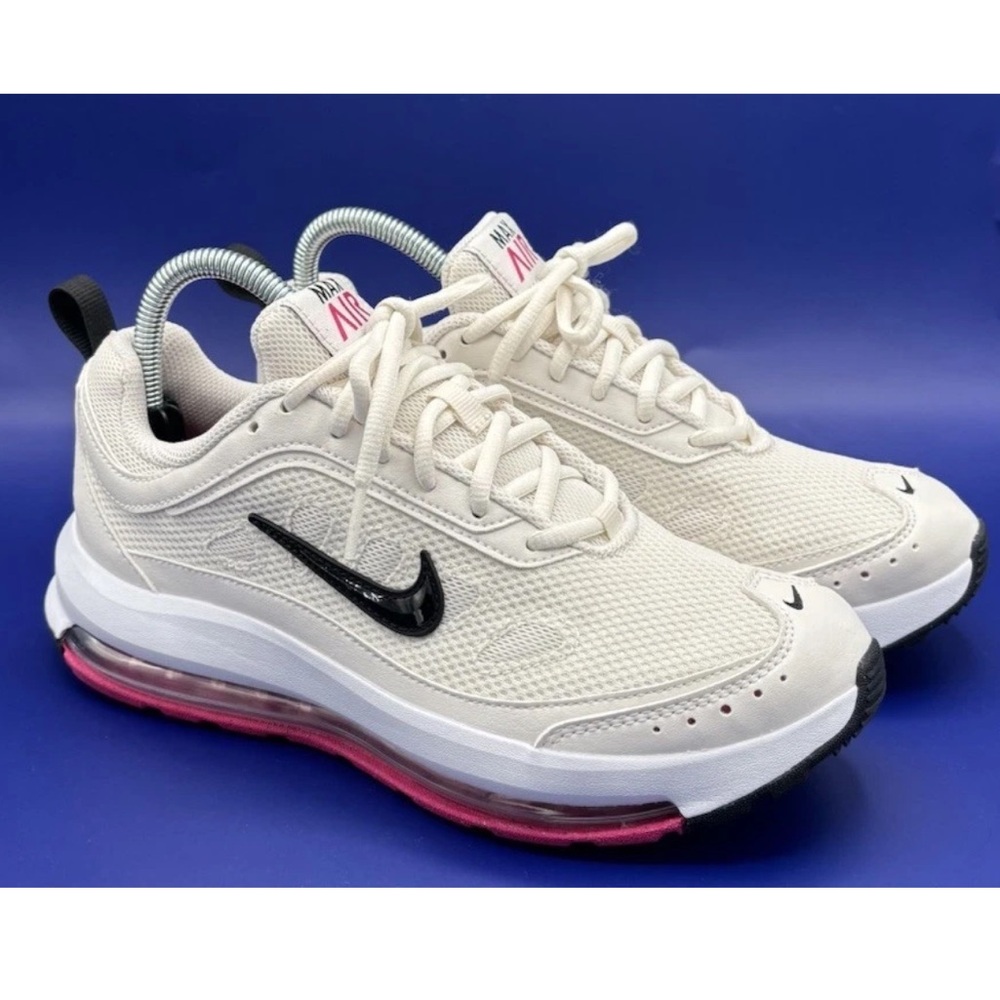 Nike Air Max AP Shoes Women Size 8 Phantom White/Black/Pink Shoes CU4870-005.